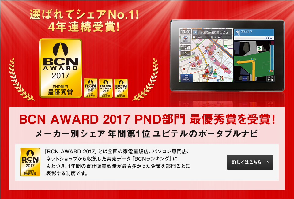 BCN AWARD 2017 PND部門最優秀賞