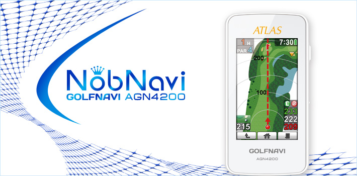 ATLAS (アトラス) GOLFNAVI ゴルフナビ AGN4200「NobNavi（ノブナビ）」