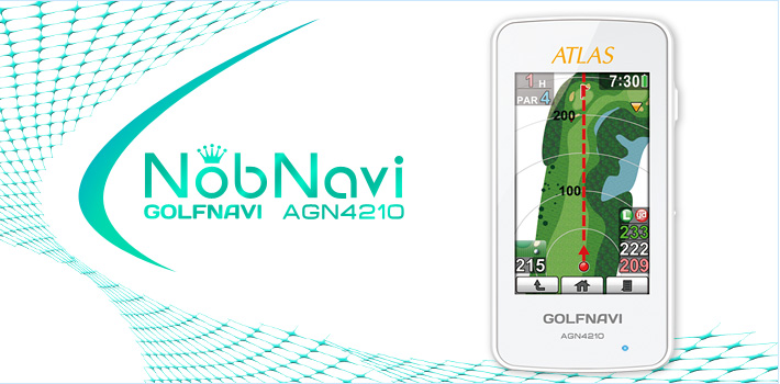 ATLAS (アトラス) GOLFNAVI ゴルフナビ AGN4210「NobNavi（ノブナビ）」