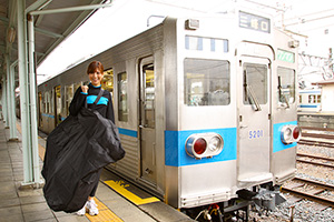 寄居駅から秩父鉄道に乗り込む。目指すは秩父駅。