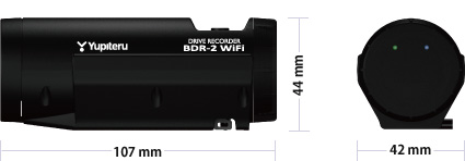 BDR-2 WiFiサイズ