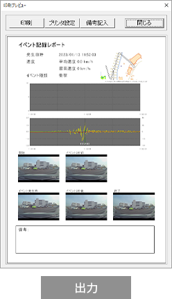 記録データ(出力)