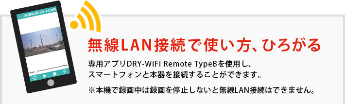 無線LAN接続で使い方、ひろがる