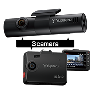 全方面3カメラドライブレコーダー marumie(マルミエ) Y-3300