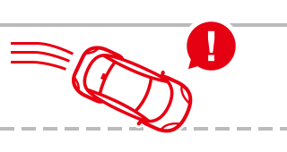 車線逸脱警告
