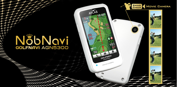 ATLAS (アトラス) GOLFNAVI ゴルフナビ AGN5300「NobNavi（ノブナビ）」