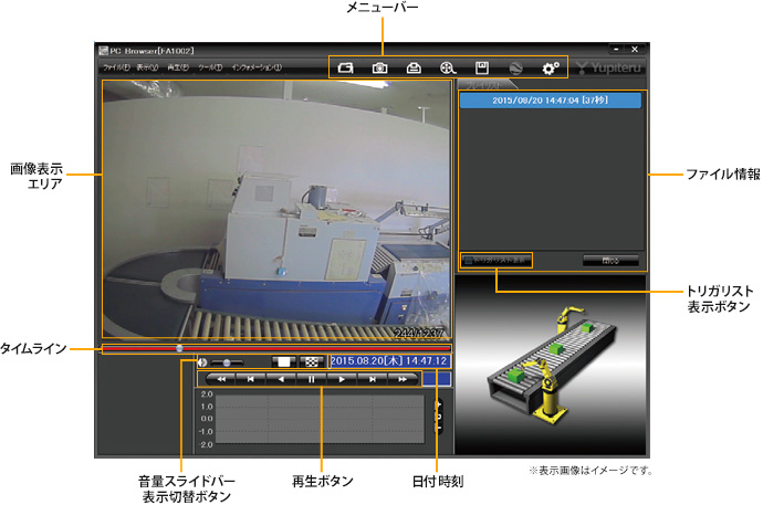 専用ソフトイメージ