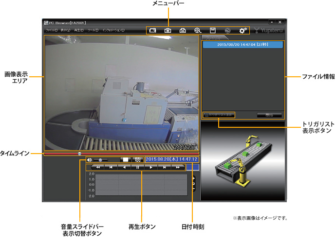 専用ソフトイメージ