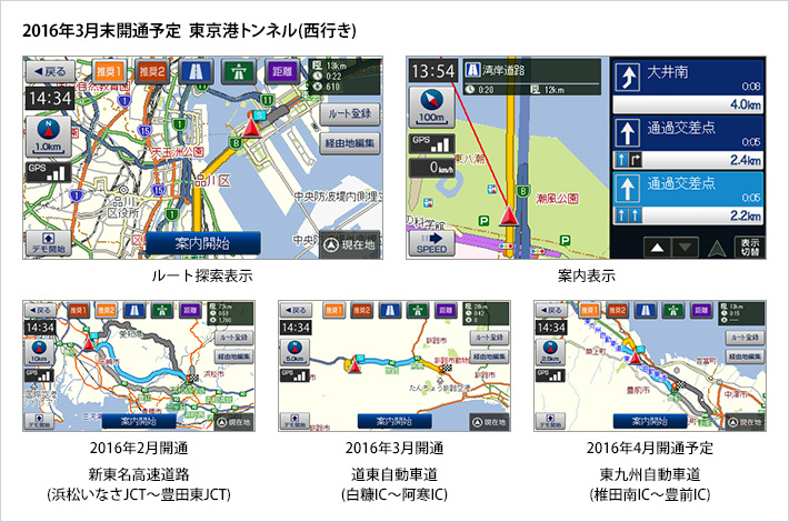 新開通道路 対応一例