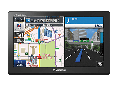 ユピテル　カーナビゲ　MOGGY YPB734 うっかり違反防止ナビ
