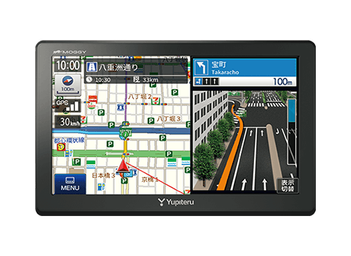 美品 ユピテル ポータブルカーナビゲーション MOGGY YPB746