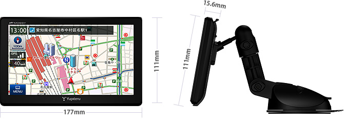 機能・仕様一覧 | YPB741 | ポータブルカーナビ | Yupiteru