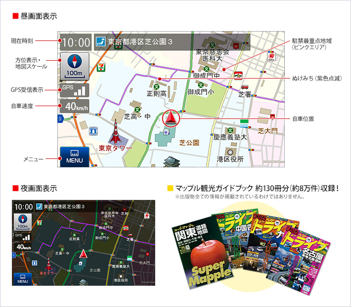 地図が見やすい！