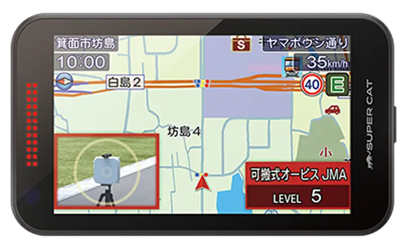レーダー探知機 本体