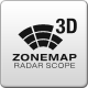 3D Zone Map Radar Scope