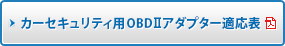カーセキュリティ用OBDIIアダプター適応表