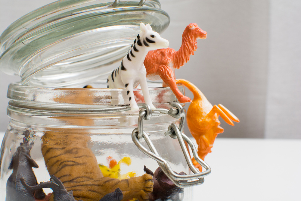 小さなフィギュア